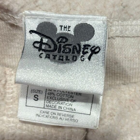 Vtg 90s Disney Catalog Winnie the Pooh Tigger Fall Fleece Henley Sweatshirt S - Picture 3 of 11